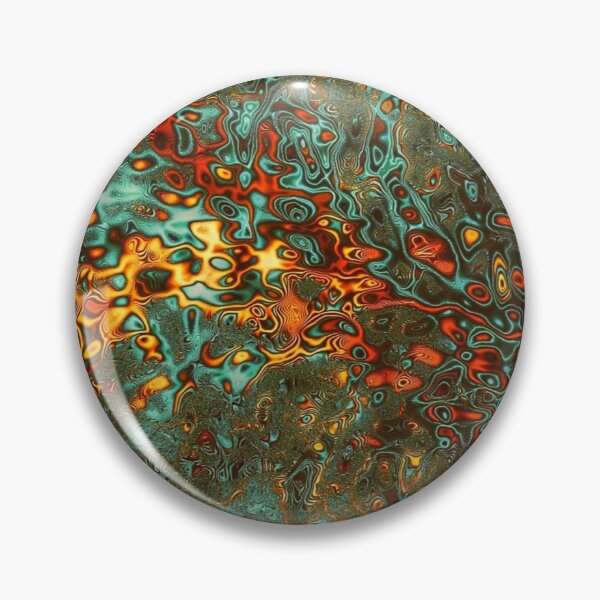 Item preview, Abstract Gold & Green Psychedelic Fractal Galaxy designed and sold by SXW Designs.