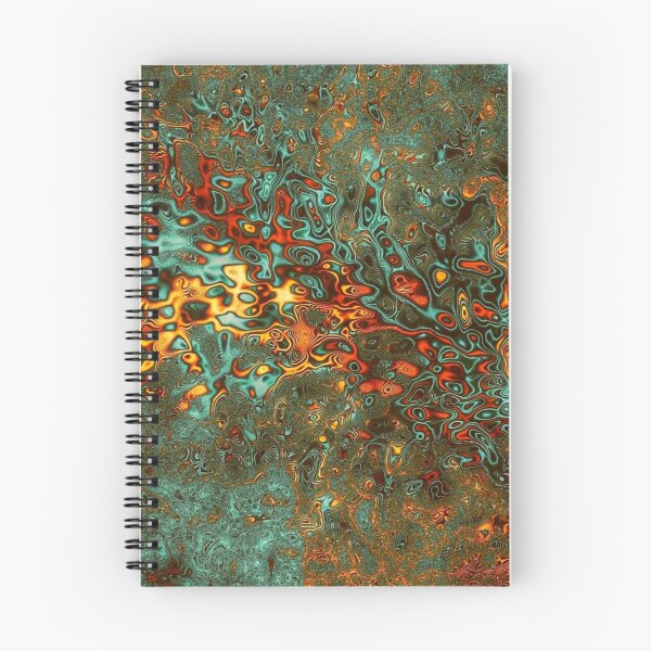Item preview, Abstract Gold & Green Psychedelic Fractal Galaxy designed and sold by SXW Designs.
