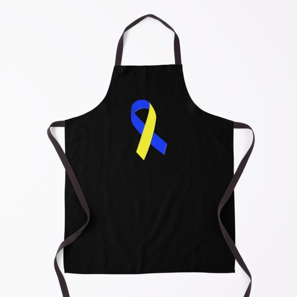Item preview, Down Syndrome Yellow and Blue Support Ribbon designed and sold by ADownLife.