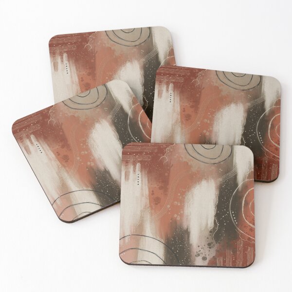 Item preview, Circles and Lines - Intuitive Abstract Painting designed and sold by GirlHyphenated.