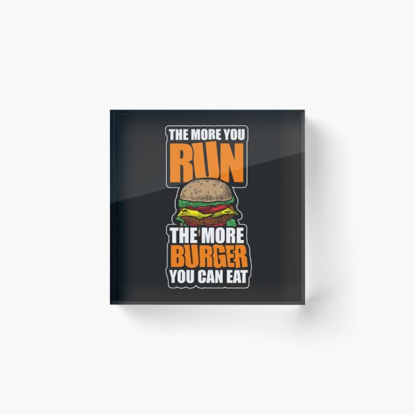 Item preview, Running The More Burger You Can Eat designed and sold by ClamenTaon.