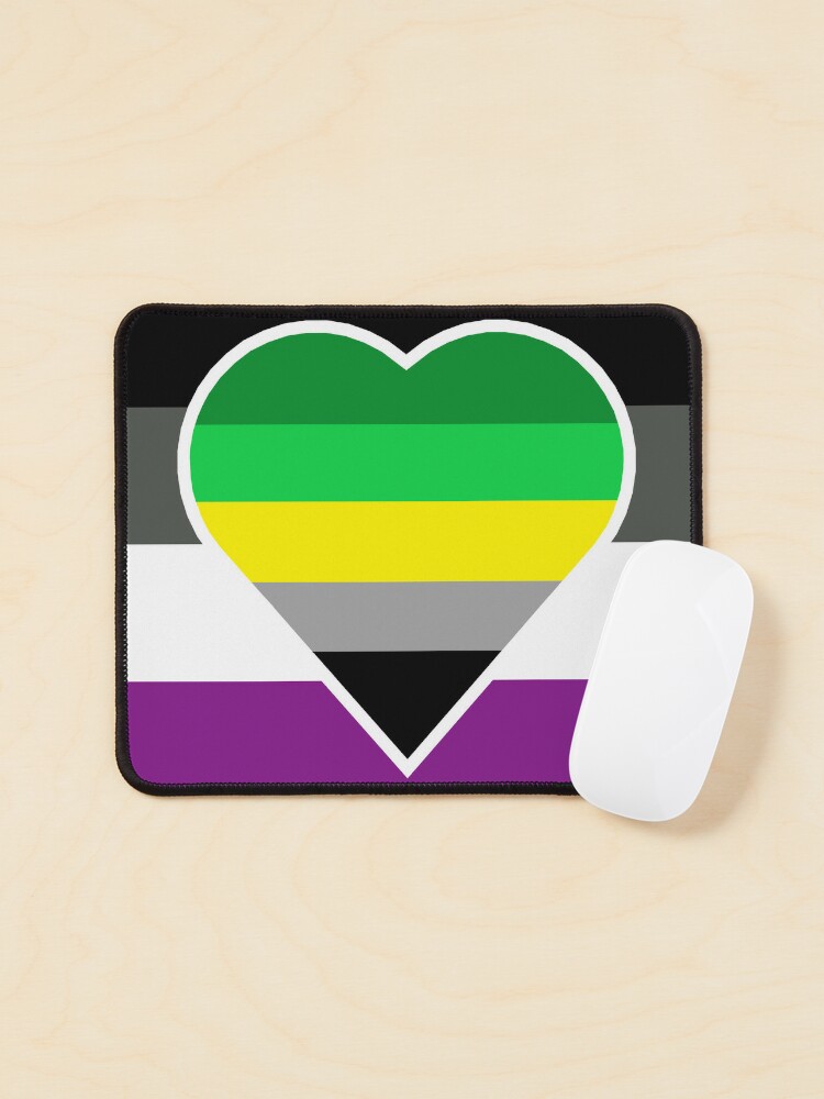 bandera asexual aromática