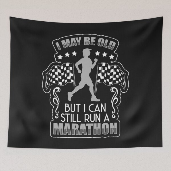 Item preview, Running The Old Still Run Marathon designed and sold by ClamenTaon.
