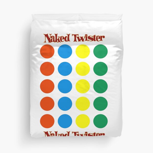 Naked Twister  Duvet Cover
