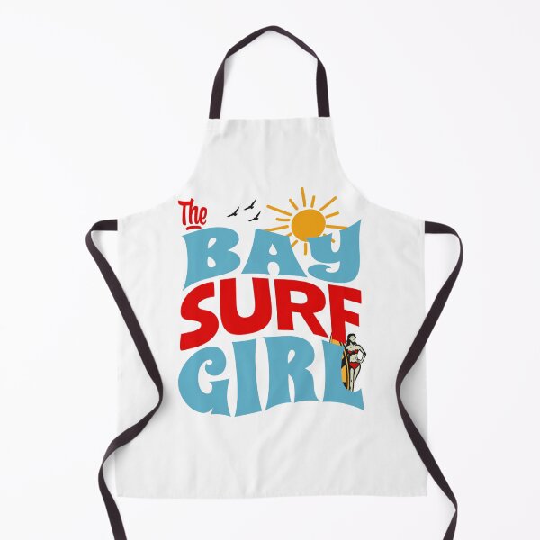 Item preview, The Bay Surf Girl surfer sunset  designed and sold by MerchByCraig.