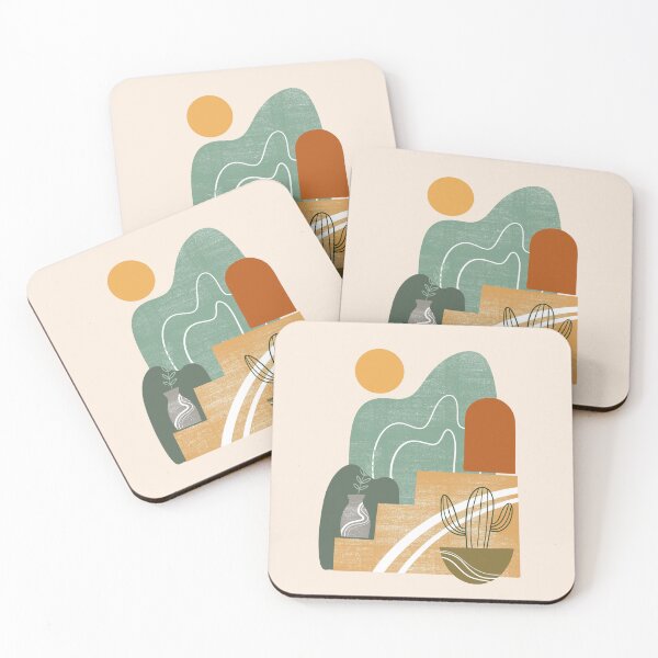 Item preview, Boho Desertscape Saguaro Cactus designed and sold by Pink Pineapple Works.