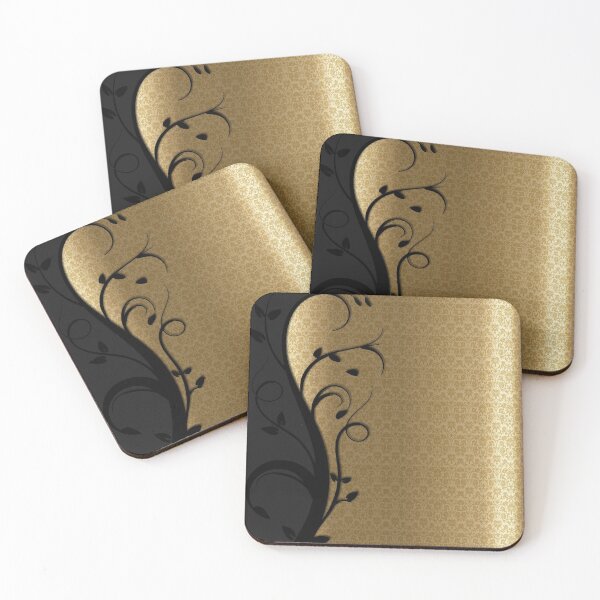 Item preview, Black Swirl and Gold Damask Design designed and sold by DonnaSiggy.
