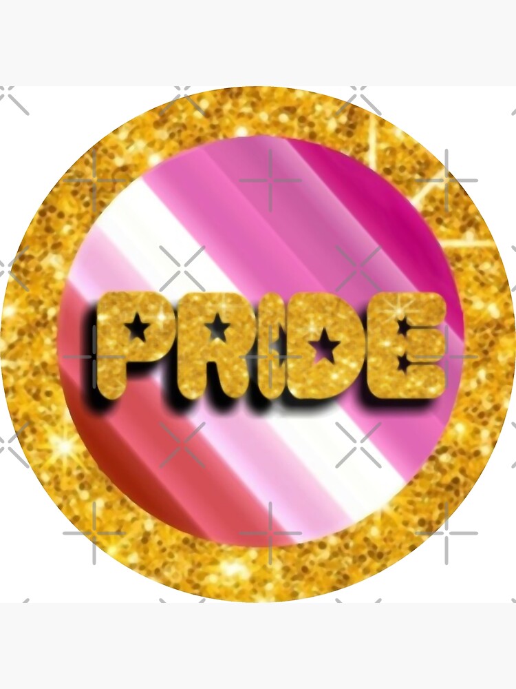 Shining Pride Set Lesbian Flag Poster For Sale By Duskwingarts Redbubble