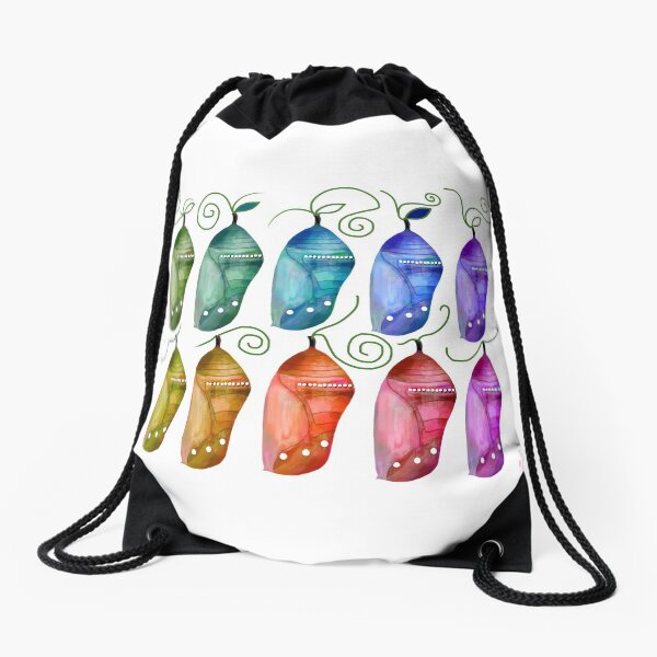 Chrysalis Kaleidoscope Drawstring Bag