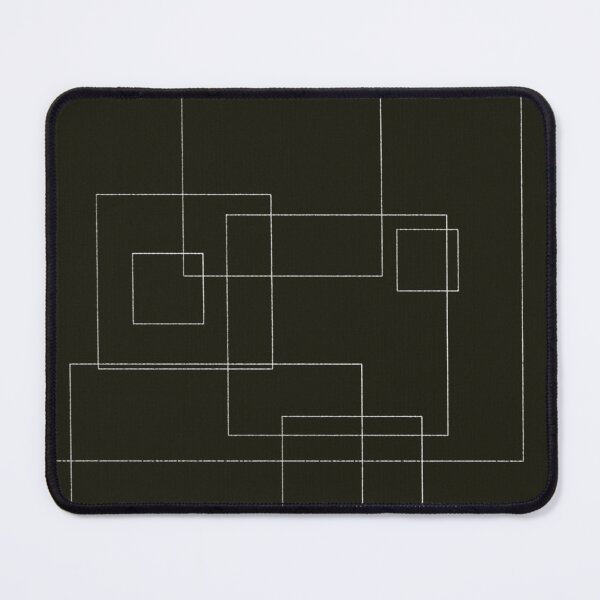 Item preview, Geometric Cube Black White Abstract Modern Minimalist Square designed and sold by hopecope.