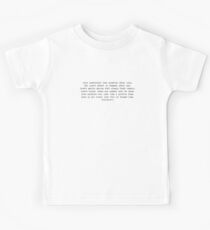 Orsino in Twelfth Night Kids Tee