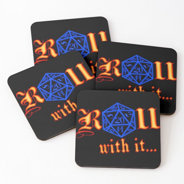 Item preview, Roll with it DND designed and sold by ManiCreates.