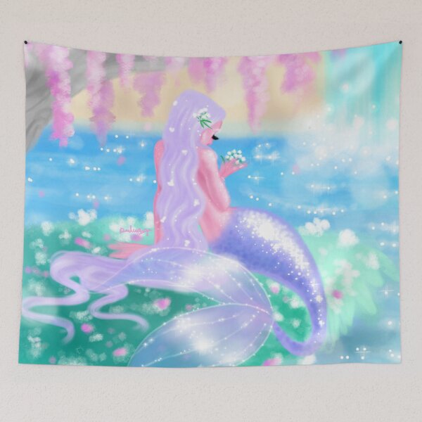 Item preview, Springtime Mermaid designed and sold by Amadeux Way.