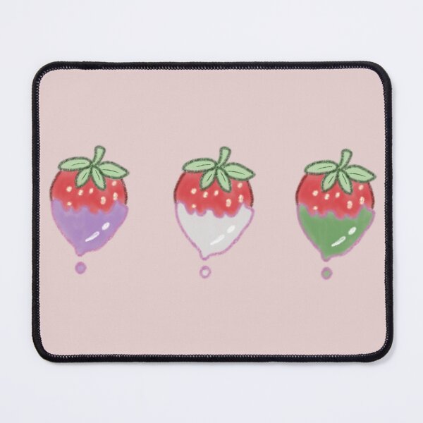 Item preview, Purple, White, and Green Candy-Coated Strawberries designed and sold by shahdraws.