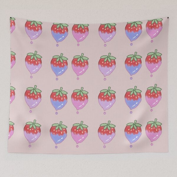 Item preview, Pink, Purple, and Blue Candy-Coated Strawberries designed and sold by shahdraws.