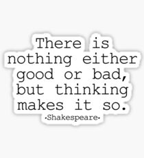Hamlet, Shakespeare Sticker