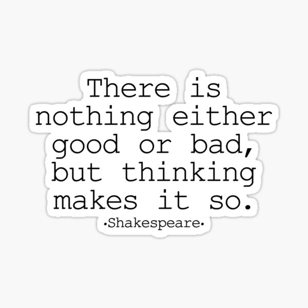 Hamlet, Shakespeare Sticker