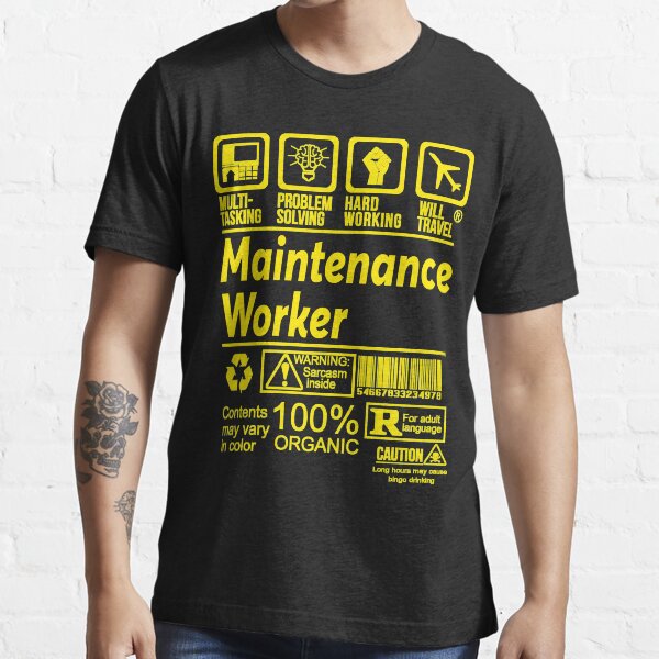 maintenance t shirt design