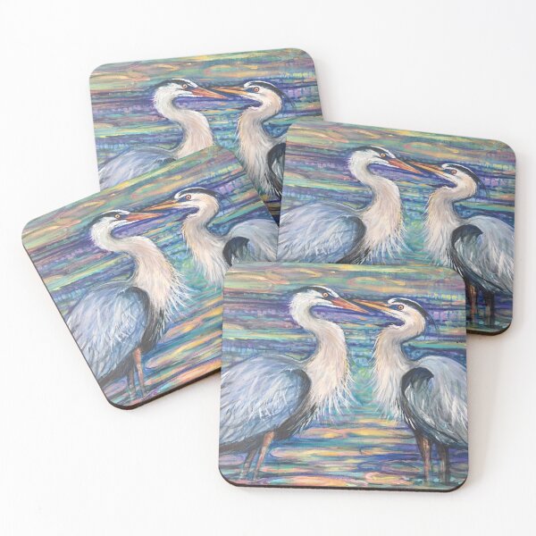 Item preview, The Conversation (Great Blue Herons) designed and sold by Lisa Kimberly Glickman.