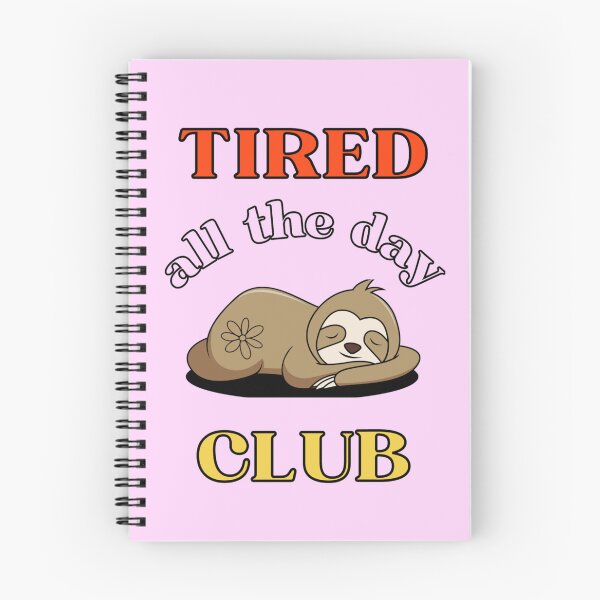 Item preview, Tired all the day, sleeping sloth shirt designed and sold by SparrowWren.