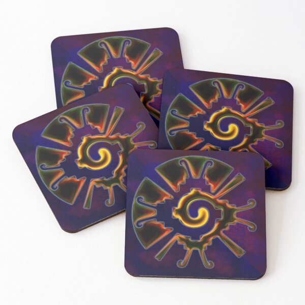 Item preview, Hunab Ku Psychedelic Floor Cushion designed and sold by kernowerno.