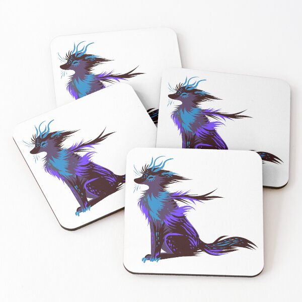 Item preview, blue fox dragon designed and sold by snowysaur.