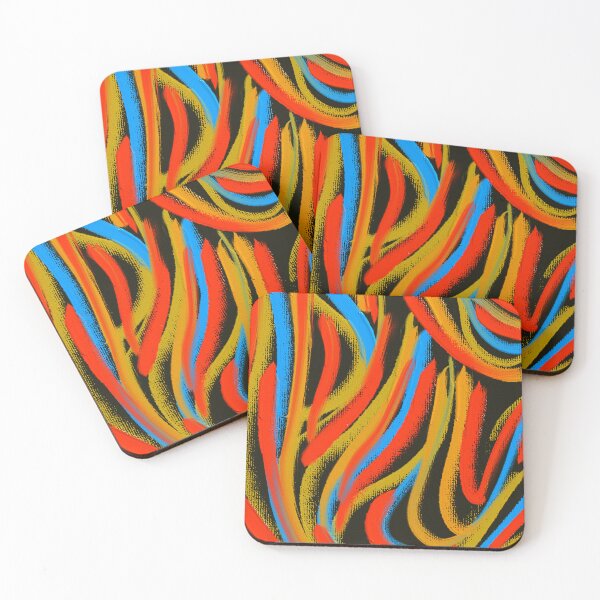 Item preview, Colorful Rainbow Bright Abstract Art Oil Painting Modern Art  designed and sold by hopecope.