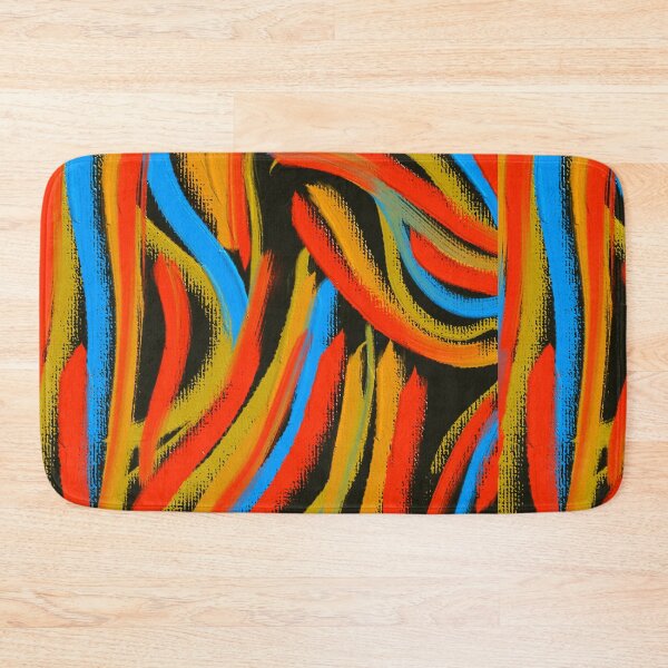 Item preview, Colorful Rainbow Bright Abstract Art Oil Painting Modern Art  designed and sold by hopecope.