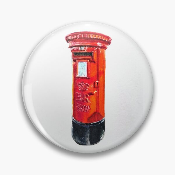 Item preview, British Post Box designed and sold by LornaBowdenART.