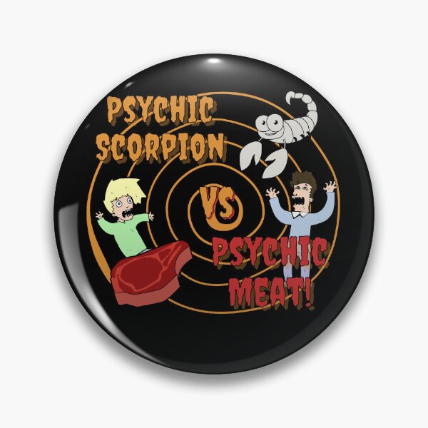 Aperçu de l'œuvre Scorpion psychique VS Viande psychique ! créée et vendue par RoughShirts.
