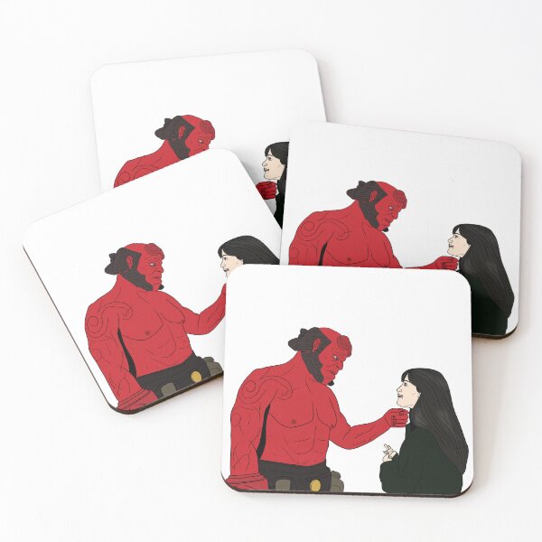 Item preview, Hellboy & Liz designed and sold by Linestein.