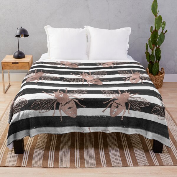 Item preview, Rose gold bee noir designed and sold by peggieprints.