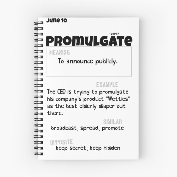 Item preview, June 10 Promulgate designed and sold by Square Root of Squid.
