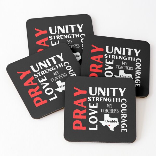 Item preview, Pray Unity Love Courage Strength The Best Teacher Red Pray Design designed and sold by BestTeacher.
