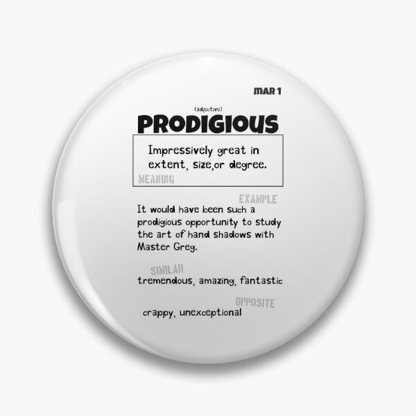 Item preview, March 1 Prodigious designed and sold by Square Root of Squid.