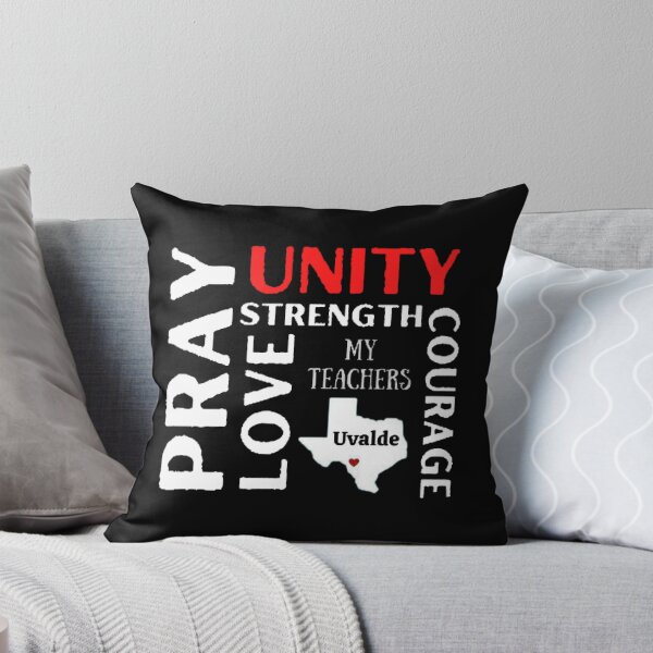 Item preview, Pray Unity Love Courage Strength The Best Teacher Red Unity Design designed and sold by BestTeacher.