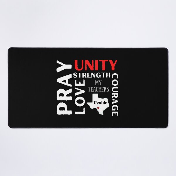 Item preview, Pray Unity Love Courage Strength The Best Teacher Red Unity Design designed and sold by BestTeacher.