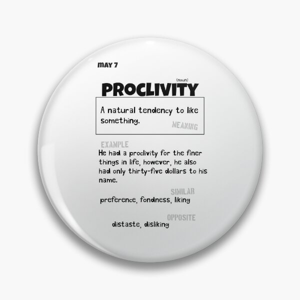 Item preview, May 7 Proclivity designed and sold by Square Root of Squid.