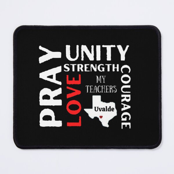 Item preview, Pray Unity Love Courage Strength The Best Teacher Red Love Design designed and sold by BestTeacher.
