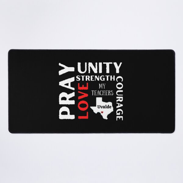 Item preview, Pray Unity Love Courage Strength The Best Teacher Red Love Design designed and sold by BestTeacher.