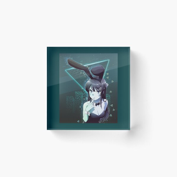 Item preview, Mai Sakurajima - Bunny Girl Senpai - Green s80 Retro Poster designed and sold by EhsanStore.