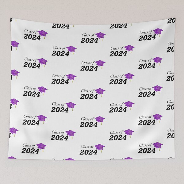 Item preview, Class of 2024 - Purple Cap designed and sold by Disparate Thoughts.