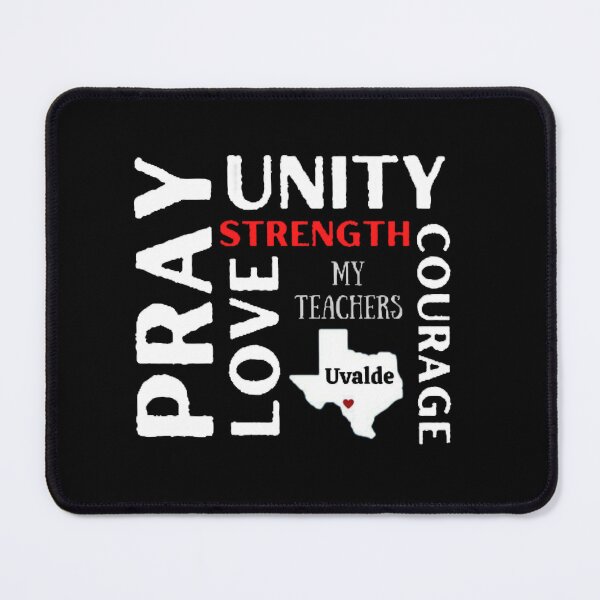 Item preview, Pray Unity Love Courage Strength The Best Teacher Red Strength Design designed and sold by BestTeacher.