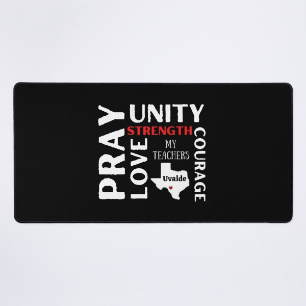 Item preview, Pray Unity Love Courage Strength The Best Teacher Red Strength Design designed and sold by BestTeacher.