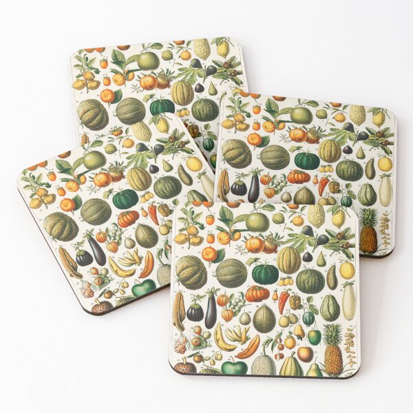 Item preview, Vintage Fruit Illustration Poster designed and sold by ArtMeetsPizza.