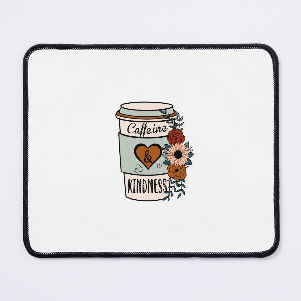 Item preview, Caffeine And Kindness Coffee lovers Retro coffee please designed and sold by Beautiful Habits.