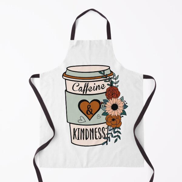 Item preview, Caffeine And Kindness Coffee lovers Retro coffee please designed and sold by Beautiful Habits.