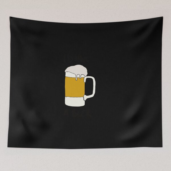 Item preview, I’d Have A Beer Sticker designed and sold by joannonapk6.