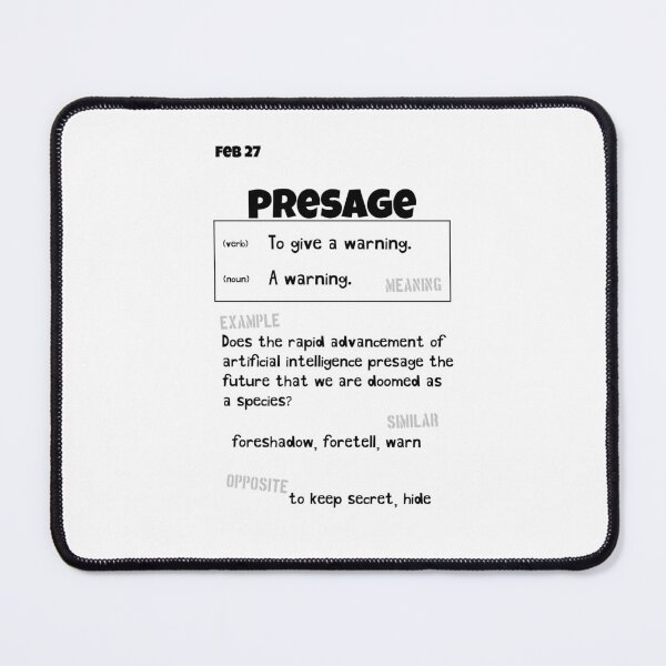 Item preview, February 27 Presage designed and sold by Square Root of Squid.