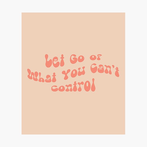 Item preview, Let go of what you can't control boho pastel designed and sold by MaiZephyr.